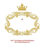 77430 Корона с вензелями