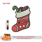 77549 Новорічний чобіток