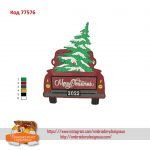 77576 Новорічний грузовик