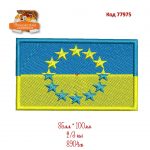 77975 Прапор України +Євро