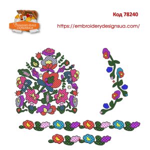 78240 Набір для жіночої вишиванки