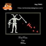 78461 Шеврон Team Blackbeard Flag(Чорна борода)