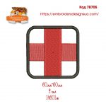 78706 Нашивка Червоний хрест