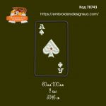 78743 Нашивка Туз Піковий