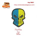 78857 Нашивка Череп