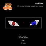 79940 Шеврон Uchiha Eyes