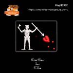 80352  Шеврон Blackbeard Flag Pirate Patch - Large