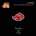 80448 Нашивка Наруто Акацукі