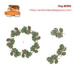 80996 Набір для скатертини Шишки