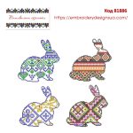 81886  Набір Великодніх зайчиків