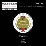 82587 Етикетка Merry Christmas