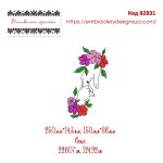 82831 Руки матері і дитини в квітах