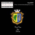 83057 Шеврон Герб Костополя