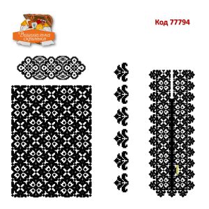 77794 Набір для жіночих та чоловічих вишиванок (французький хрестик)