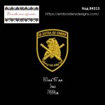 84313 Шеврон Ad Astra Ex Cinere