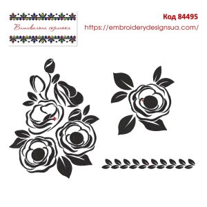 84495 Набір для жіночої та дитячої вишиванки